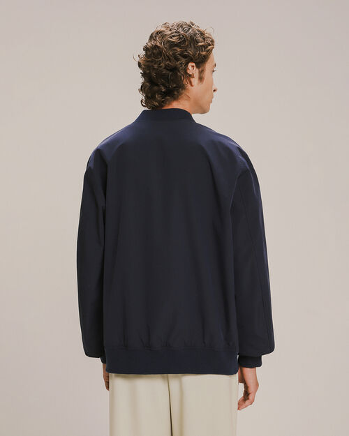 Chamarra Bomber Azul